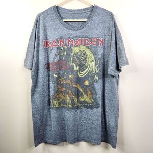 Iron Maiden Eddie The Head The Number Of The Beast Short Sleeve Graphic Tee XXL